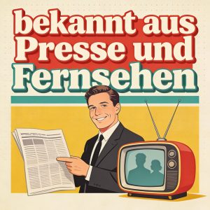 bekannt aus presse und fernsehen